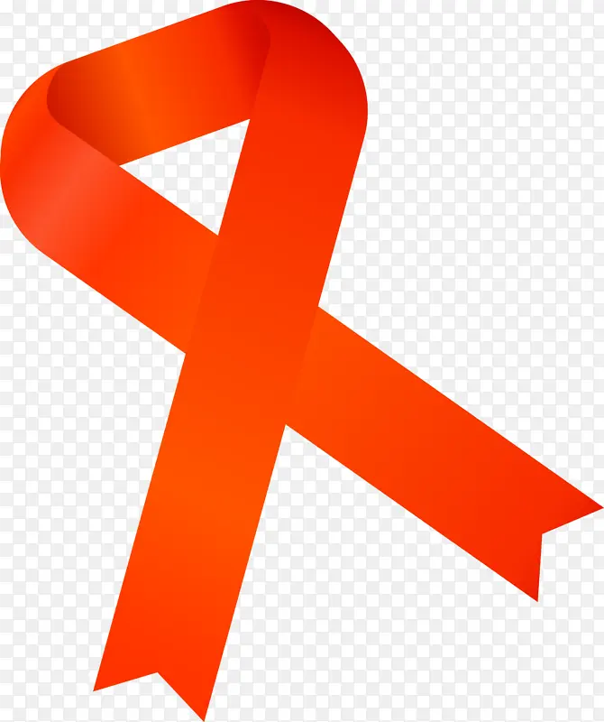 世界艾滋病日 线条 标志