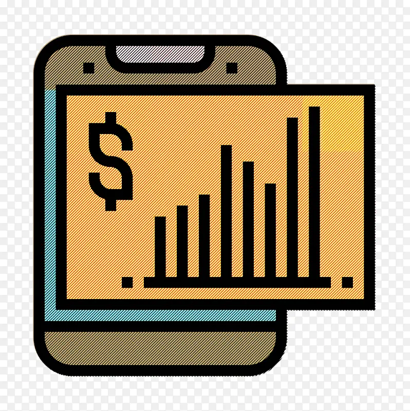 统计图标 投资图标 商业和金融图标
