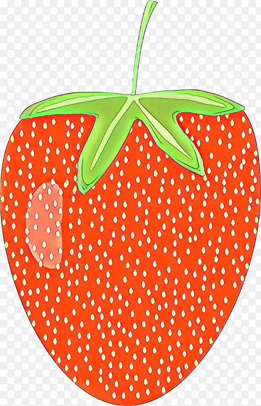 橙子 波尔卡圆点 草莓