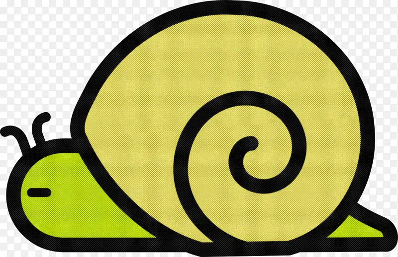 蜗牛和蛞蝓 蜗牛 黄色
