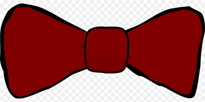 红色 领结 领带