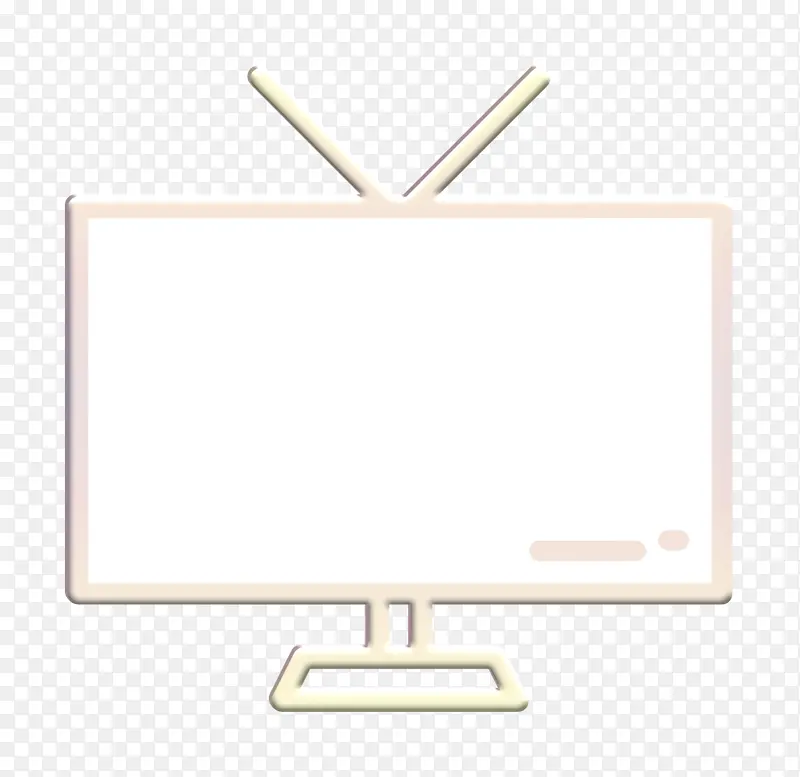 电视图标 用户界面图标 输出设备