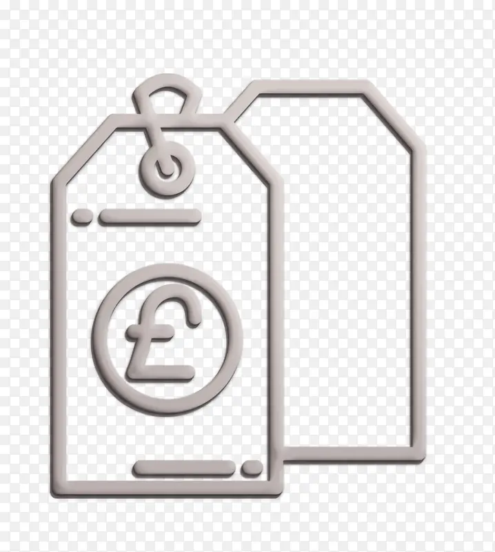 英镑图标 货币资金图标 价格标签图标