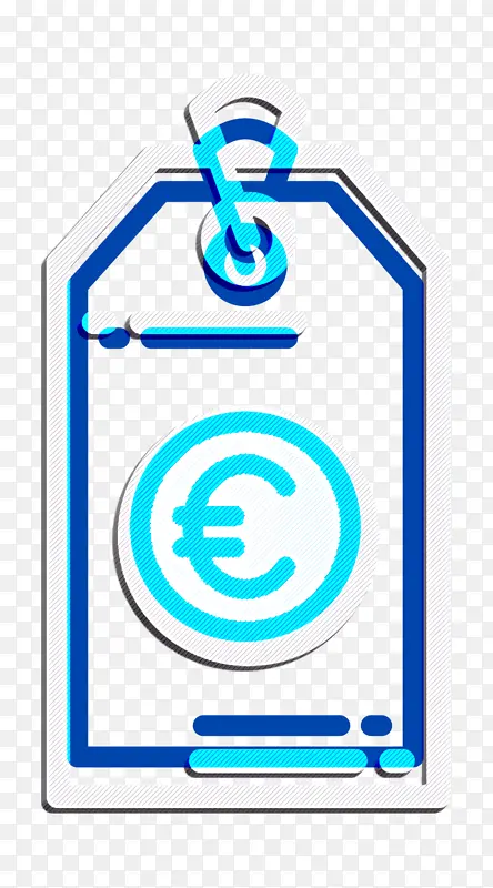 欧元图标 价格标签图标 资金图标