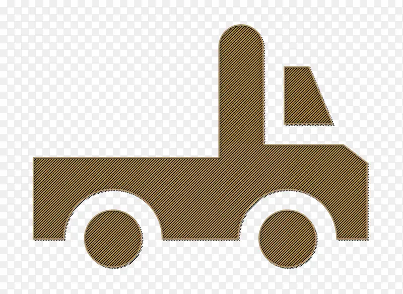 拖车图标 车辆和运输工具图标 徽标