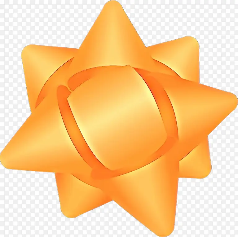 橙色 星星