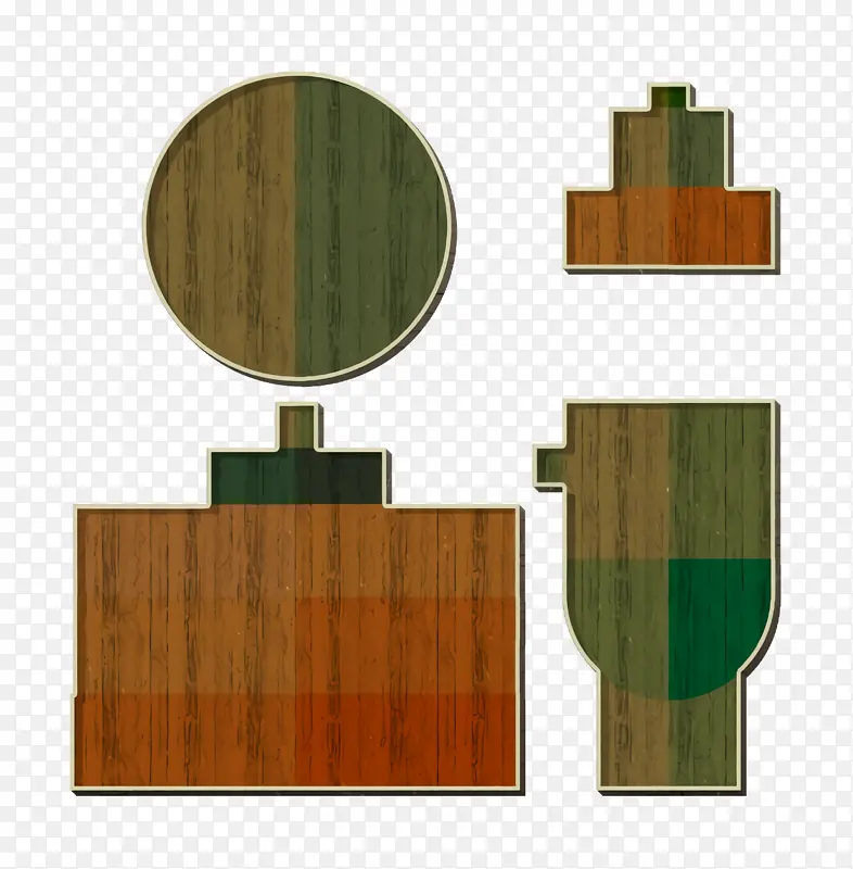 家居装饰图标 浴室图标 木材