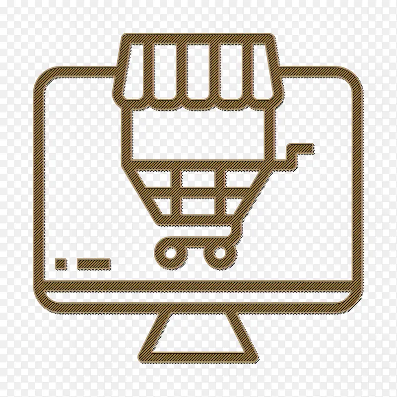 网上购物图标 商业和购物图标 购物图标
