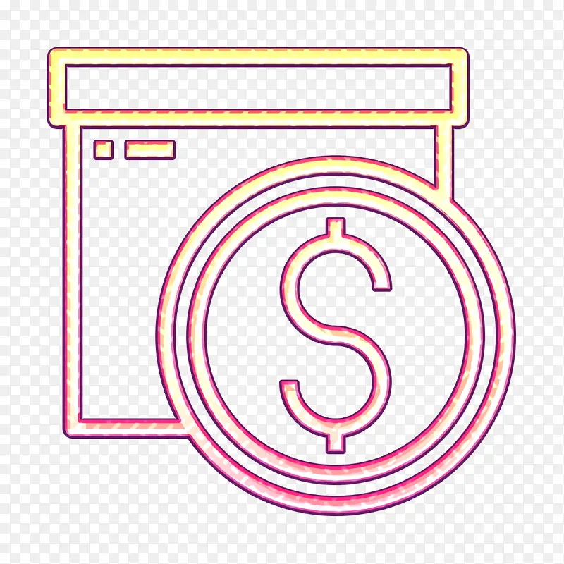 盒子图标 购物图标 金钱图标