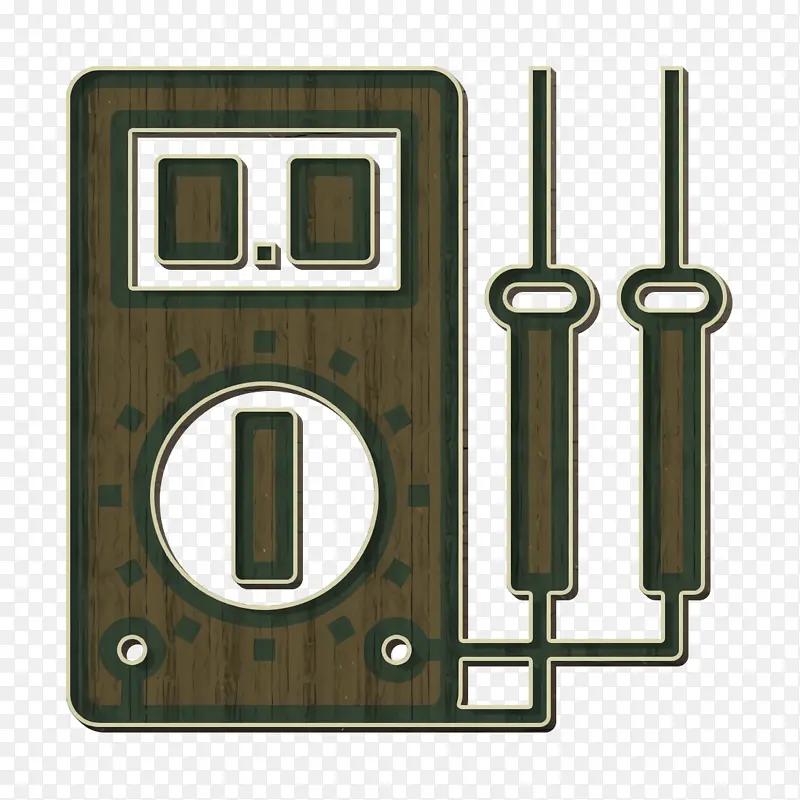 电子设备图标 结构和工具图标 万用表图标
