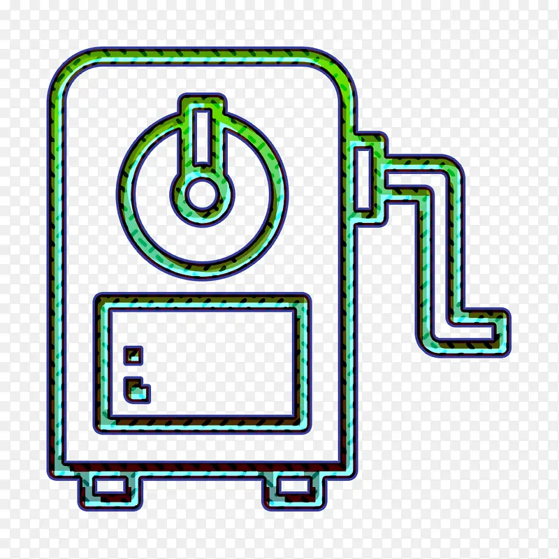 卷笔刀图标 工具和用具图标 办公文具图标