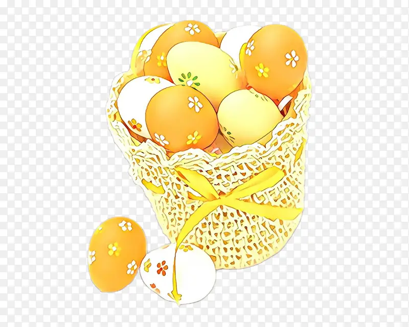 黄色 食物 复活节彩蛋