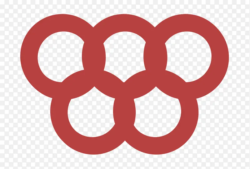 奥林匹克五环标志 体育标志 符号