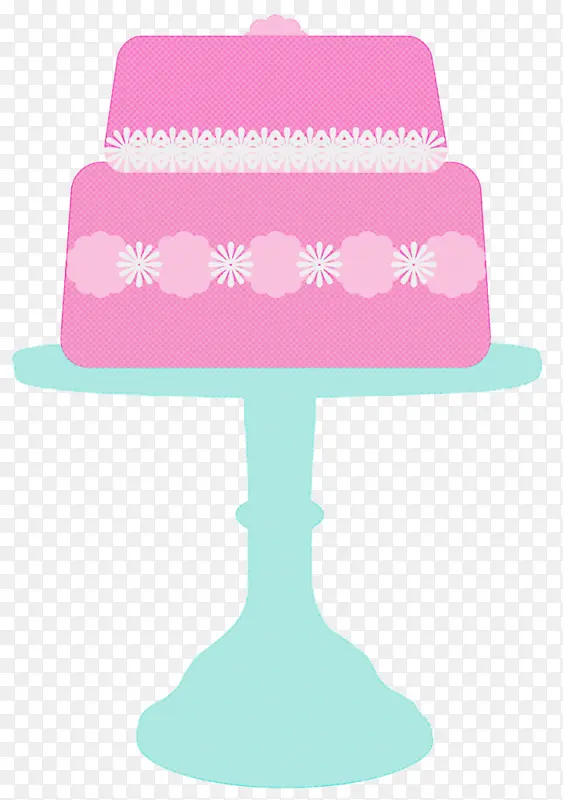 粉色 蛋糕 蛋糕架