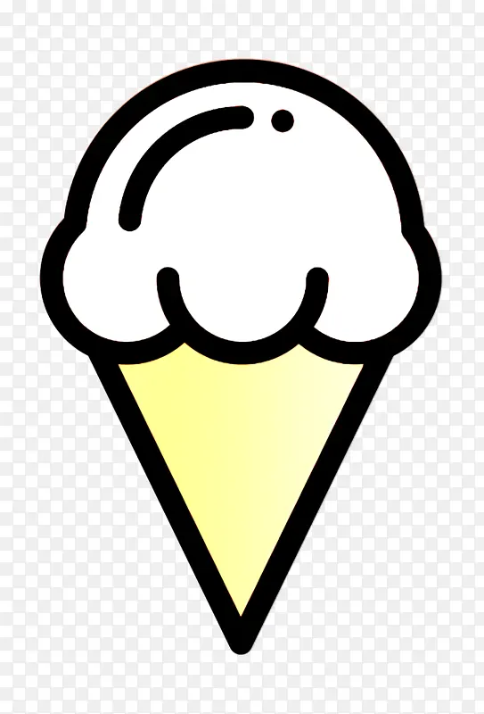 冰淇淋图标 夏季图标 面部表情