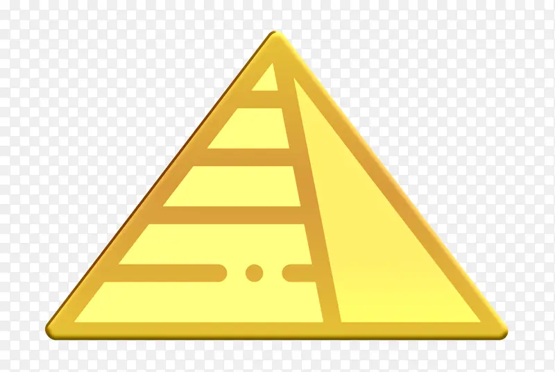 金字塔图标 埃及图标 三角形