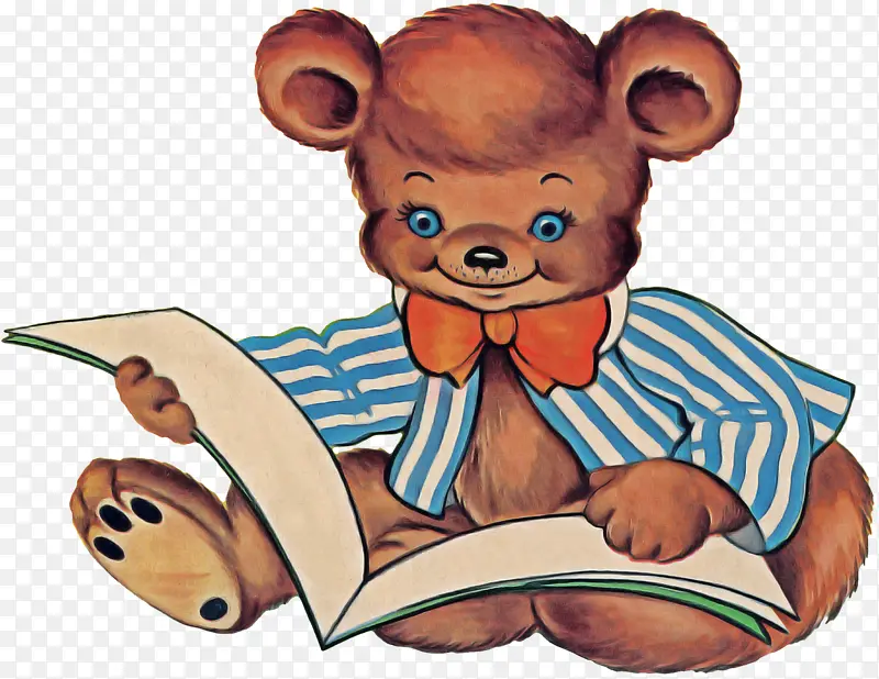 卡通 阅读 泰迪熊