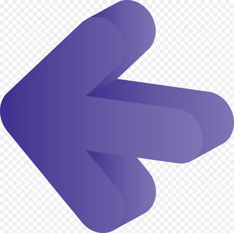 箭头 紫色 徽标