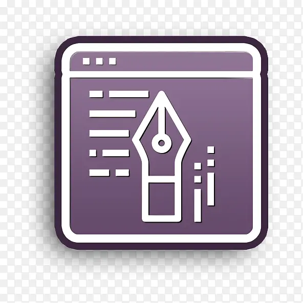 博客图标 网站图标类型 紫色