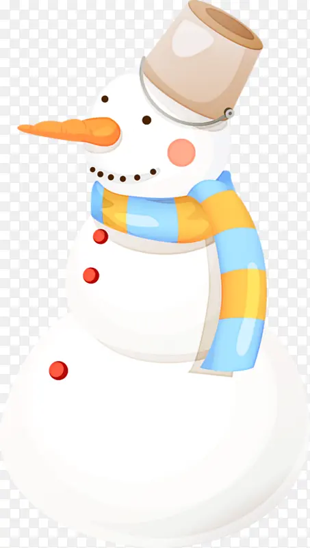 雪人 卡通 橡皮鸭