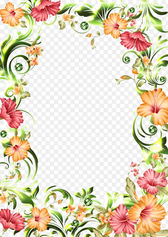 木槿花架 花架 画框