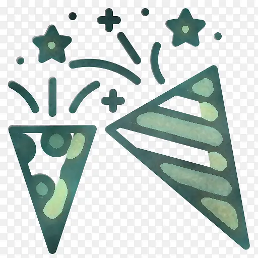 绿色 符号 三角形