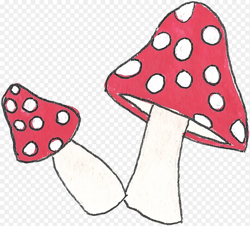 红色 粉色 蘑菇色