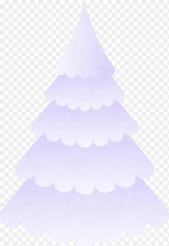 圣诞树 科罗拉多云杉 紫罗兰