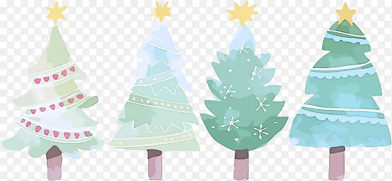 圣诞树 简单的圣诞树 圣诞装饰