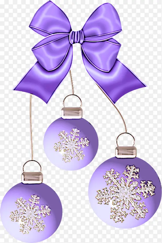 紫色 节日装饰 圣诞装饰