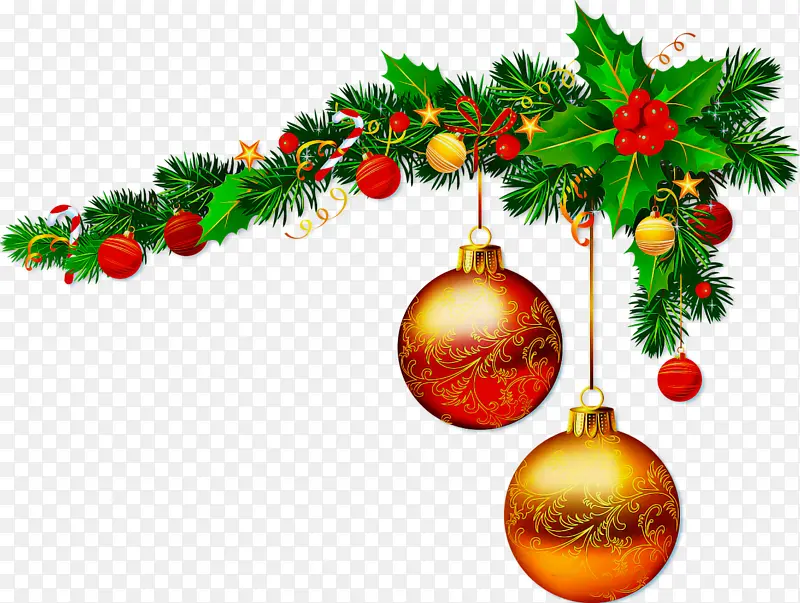 圣诞装饰 冬青树 圣诞树
