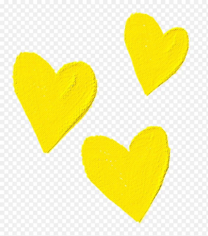 心 黄色 爱