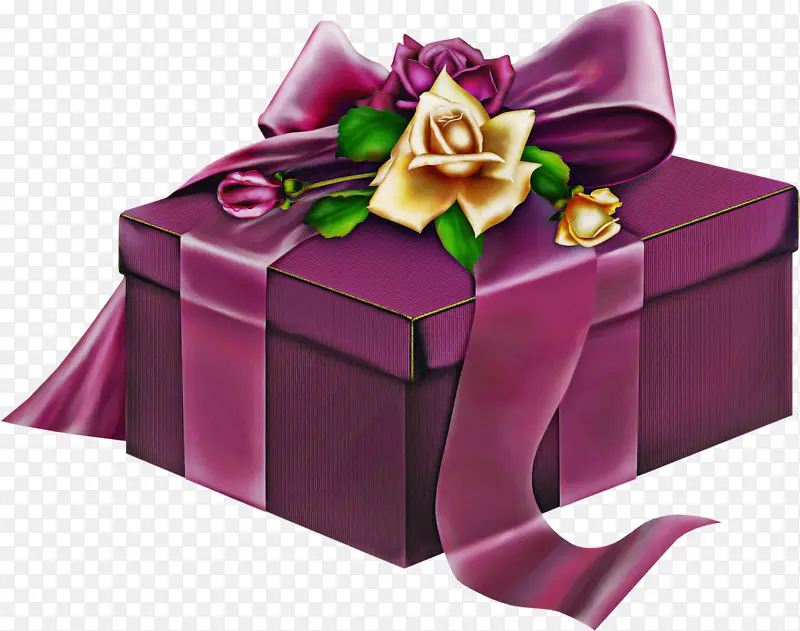 紫色 礼物 礼品包装