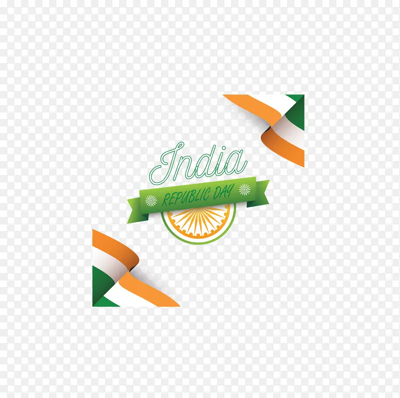 印度共和日 印度共和日快乐 标志