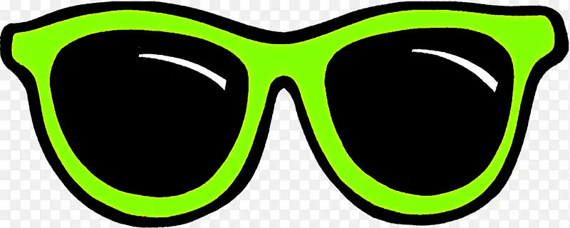 眼镜 太阳镜 绿色
