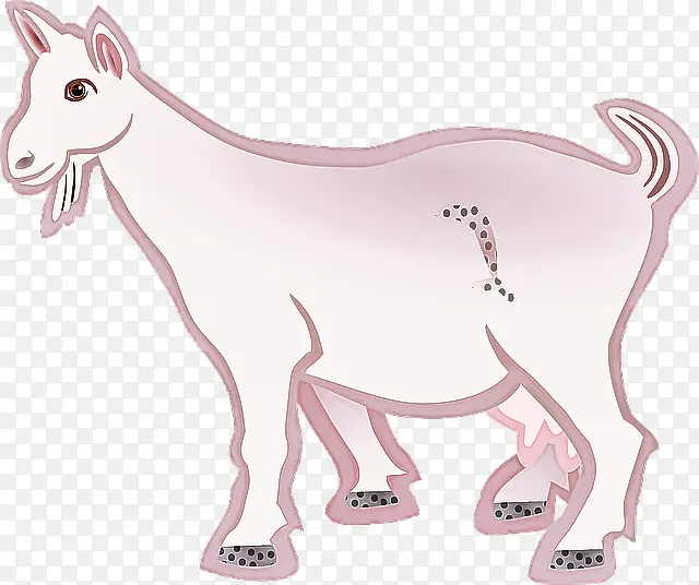 动物形象 粉色 尾巴