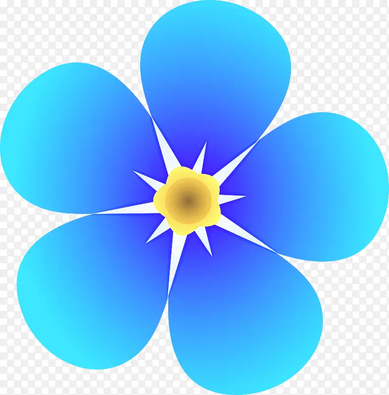 蓝色 花瓣 植物