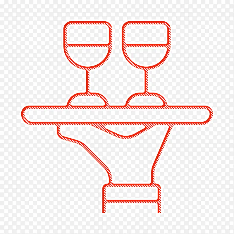 服务员图标 酒店图标 饮料图标