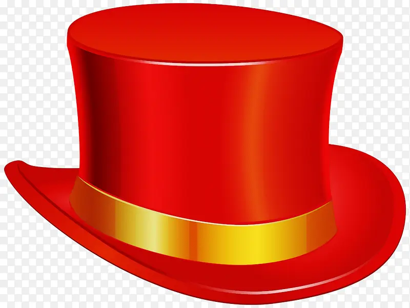 红色 服装帽子 服装配件