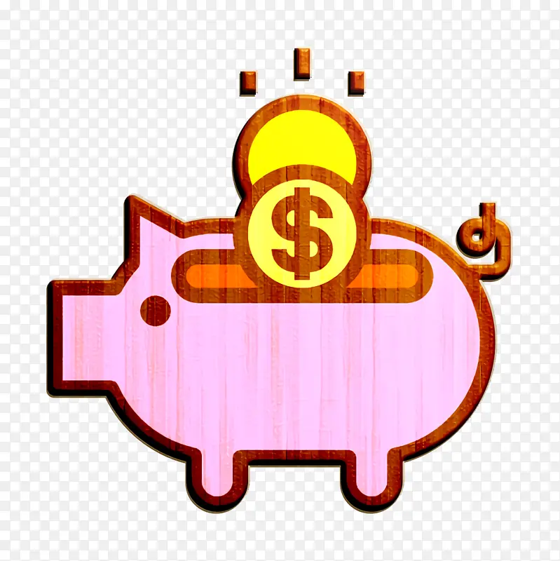 小猪银行图标 支付图标 金钱图标