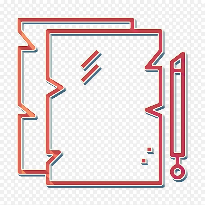 纹身图标 文件图标 线条
