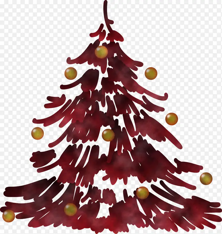 圣诞树 圣诞装饰 科罗拉多云杉