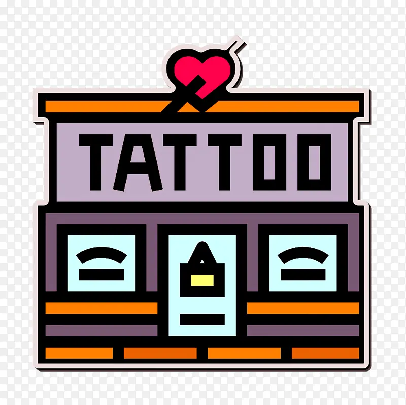 纹身店图标 纹身图标 纹身工作室图标