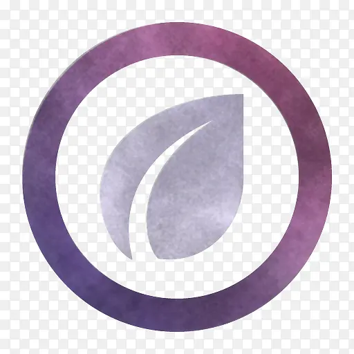 紫色 圆形 符号