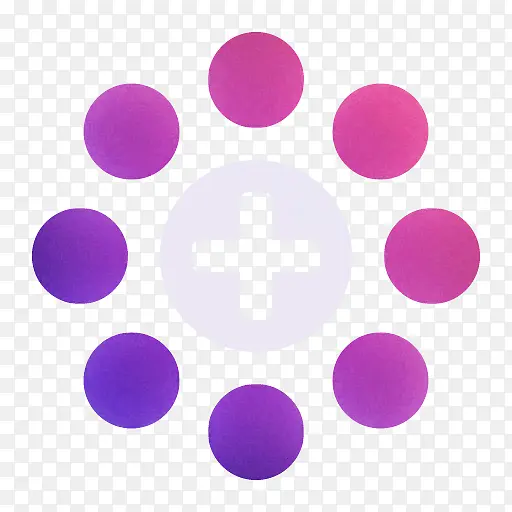 紫色 圆圈 圆点