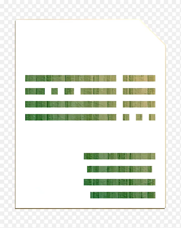 印刷图标 报纸图标 绿色