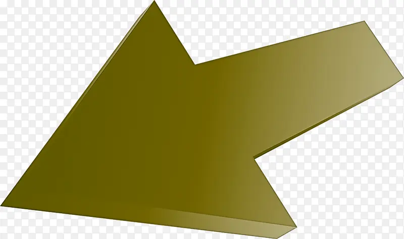 箭头 绿色 三角形