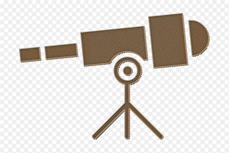 望远镜图标 工具和用具图标 学校图标