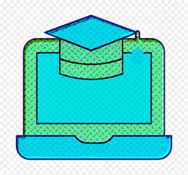 屏幕图标 在线学习图标 学校图标