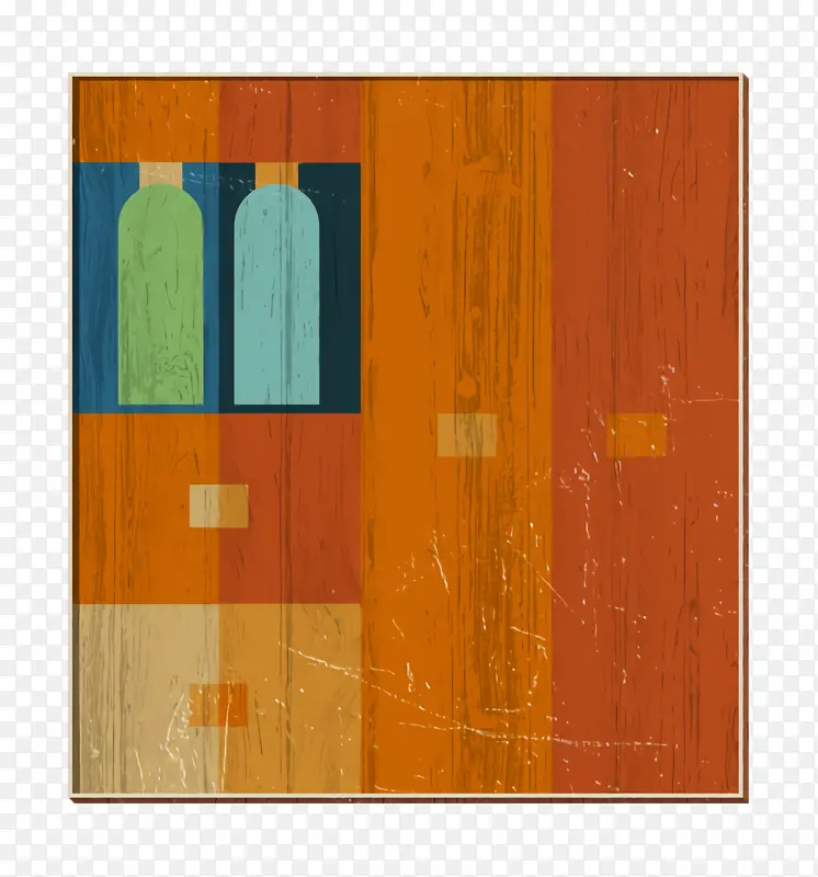 壁橱图标 家居装饰图标 橙色